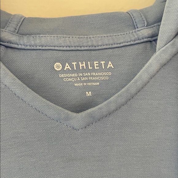 Light Blue Hooded Pullover Sweatshirt - Picture 2 of 3